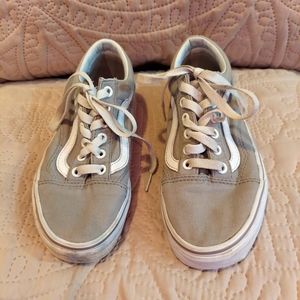 Girls vans sneakers grey Size 4